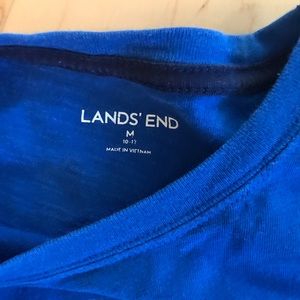Lands End long sleeve tee shirt size 10 to 12